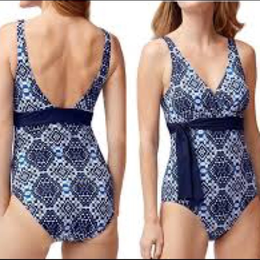 Tommy Bahama Island Swimsuit 1 Piece Bathing Suit Size 4